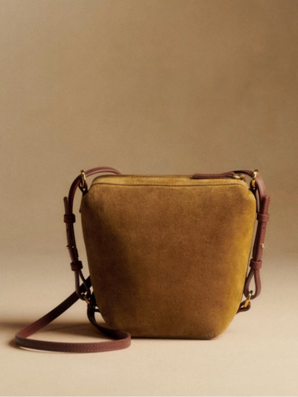 Sezane- Lou Bag in Multi Taupe